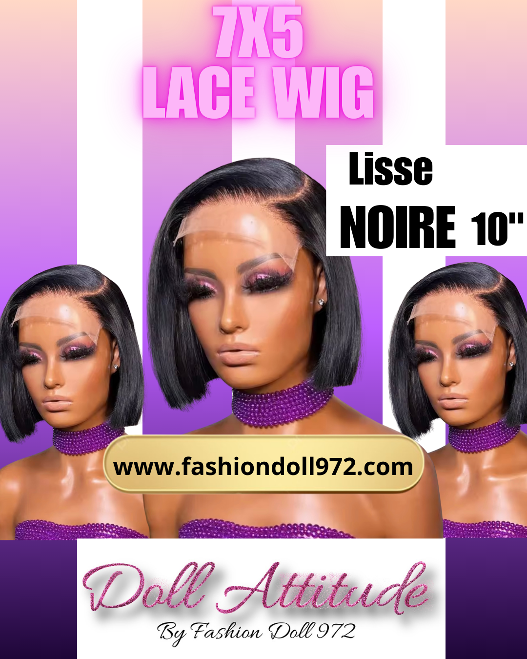 7x5 Lace wig Lisse