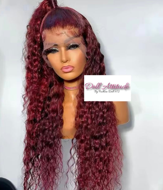 Burgundy Deep Wave