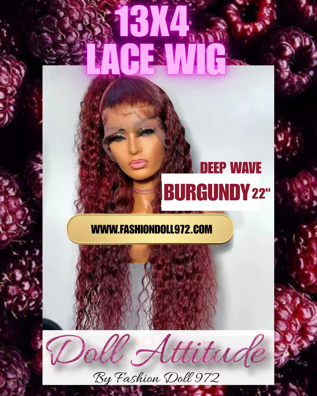 Burgundy Deep Wave